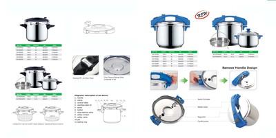 Stainless steel Pressure cooker P73-74